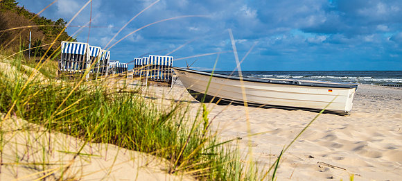 Strand bei Bansin an der Ostsee